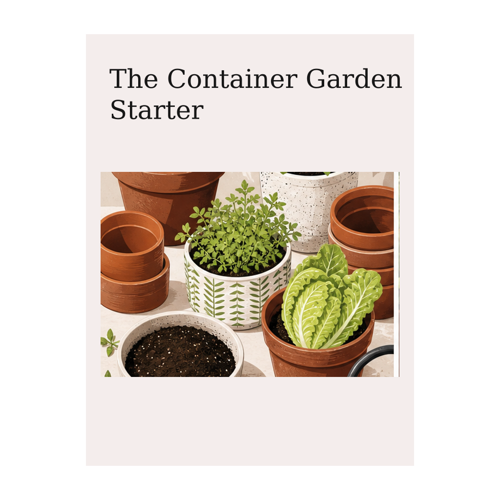 The Container Garden Starter